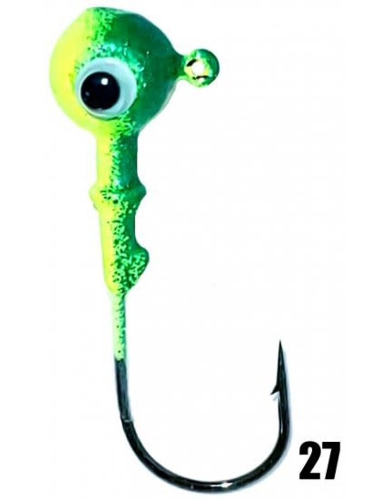 Jig-A-Jo Tête de Plomb Googly 1/4 Oz