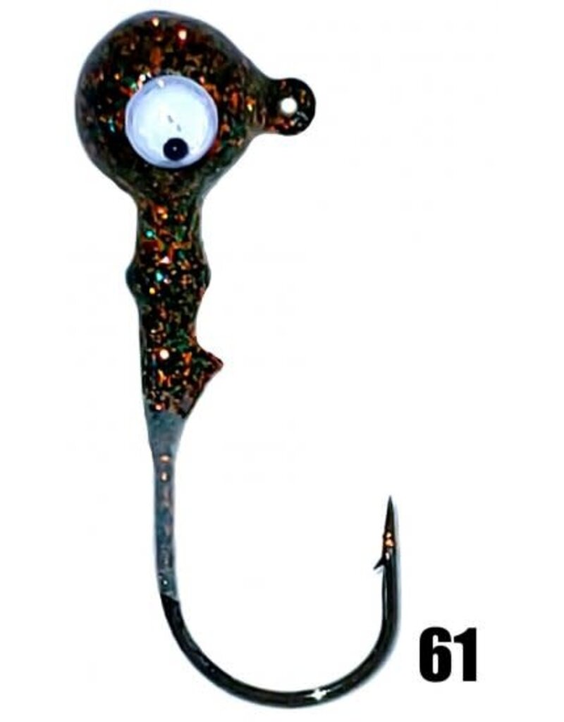 Jig-A-Jo Tête de Plomb Googly 1/4 Oz