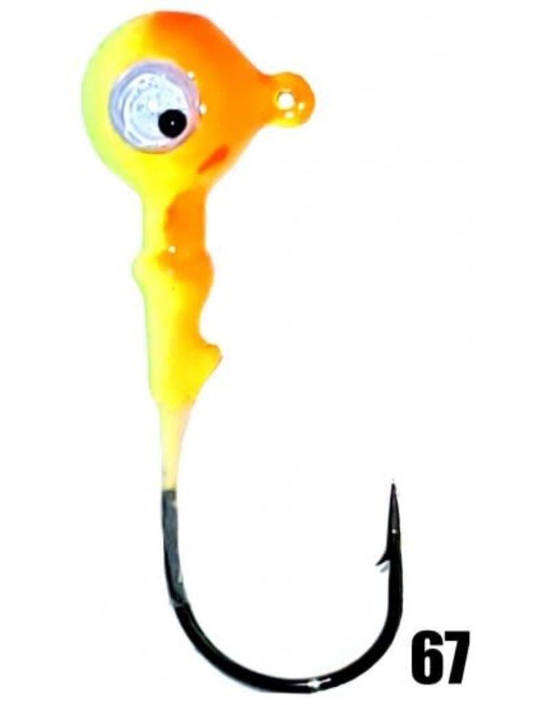 Jig-A-Jo Tête de Plomb Googly 1/4 Oz