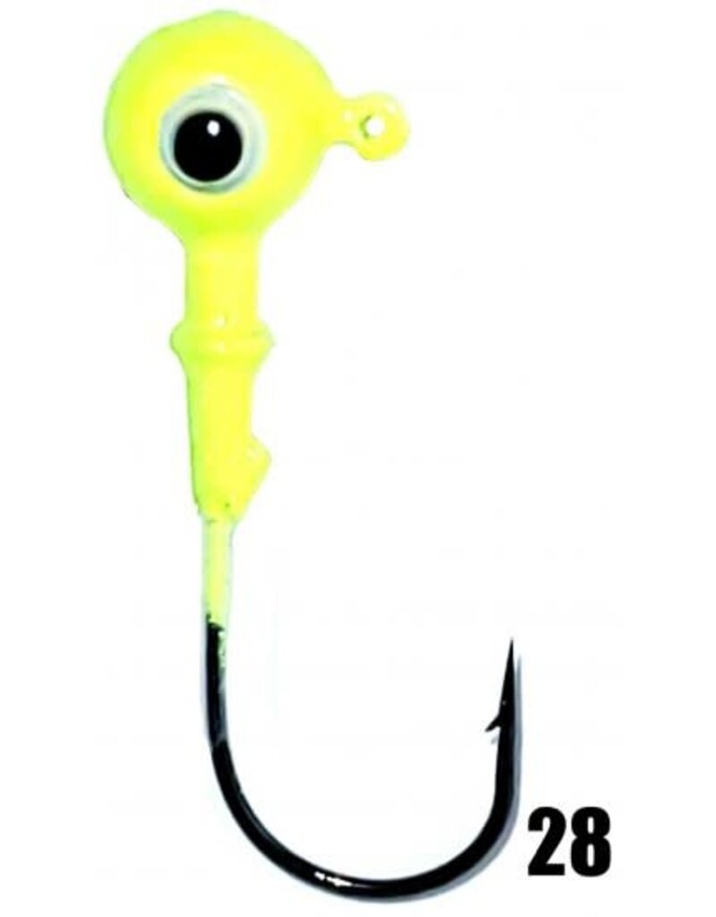Jig-A-Jo Tête de Plomb Googly 3/8 Oz