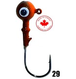 Jig-A-Jo Tête de Plomb Googly 3/8 Oz