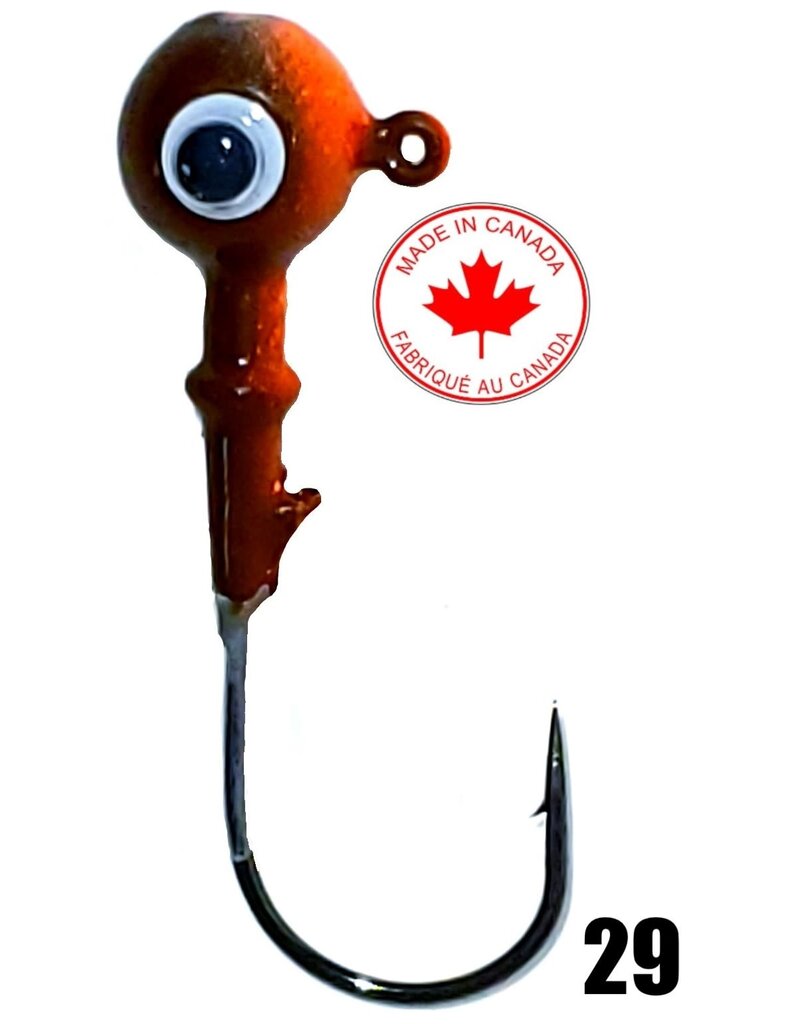 Jig-A-Jo Tête de Plomb Googly 3/8 Oz