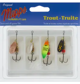 Mepps Kit de 4  Mepps Pour Truite