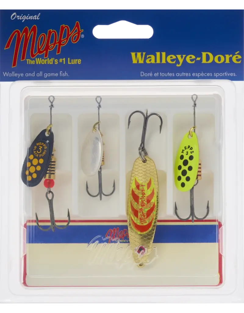 Mepps Kit de 4  Mepps Pour Doré