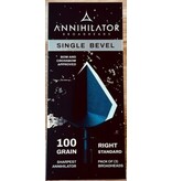 Annihilator Pointes De Chasse Annihilator Single Bevel 100 Grains