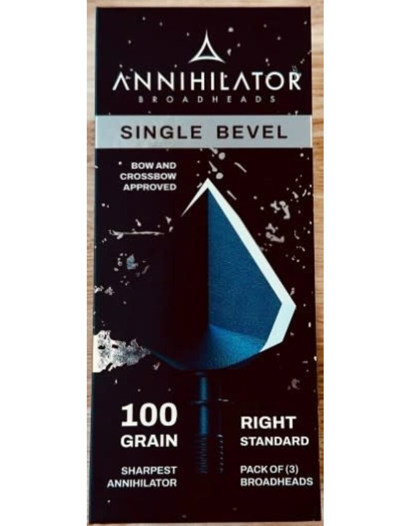 Annihilator Pointes De Chasse Annihilator Single Bevel 100 Grains