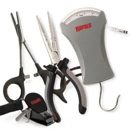 Rapala Ensemble de Pince 6 1/2",Coupe Fil,Forceps et Balance (25 Lb)