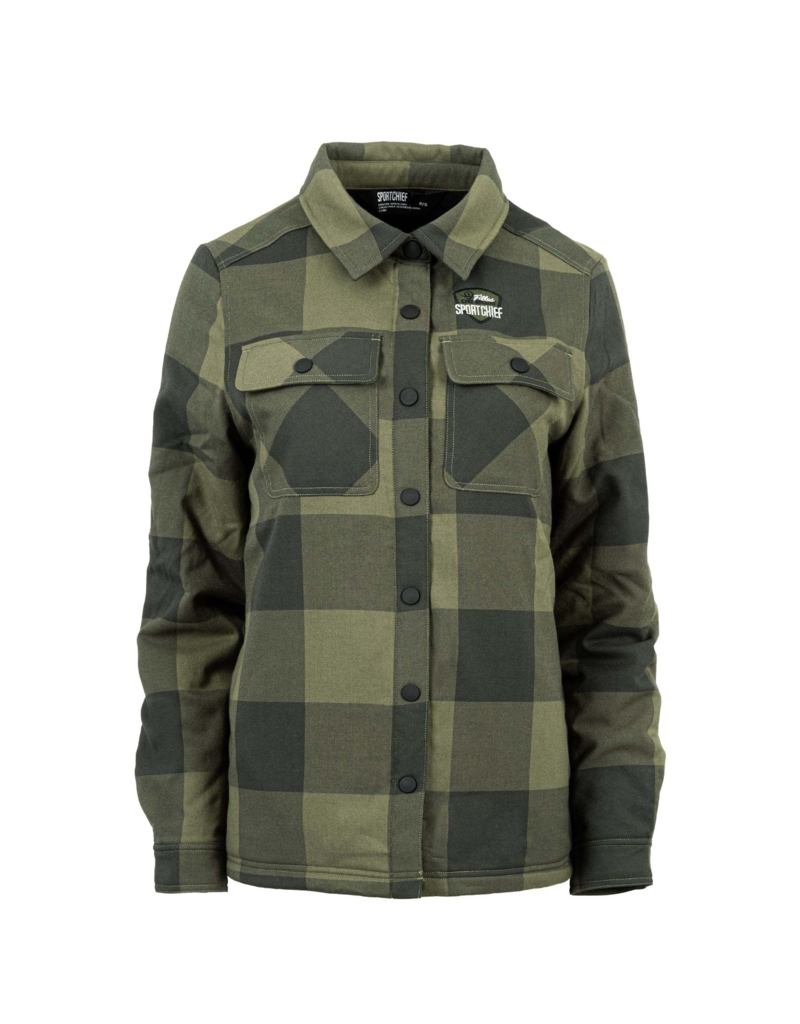 Sportchief Chemise à Carreau Verte Filles de Bois