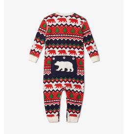 Little Blue House Pyjama Une Pièce Ours de Noel Pour Bébé