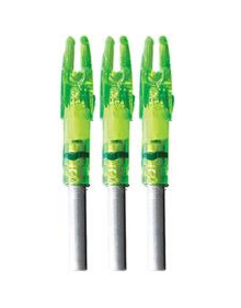 Lumenok Encoche de Flèche Luminantes Vertes (pqt 3)