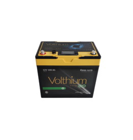 Volthium Batterie 12.8V 100Ah, Écran LCD, Groupe 24