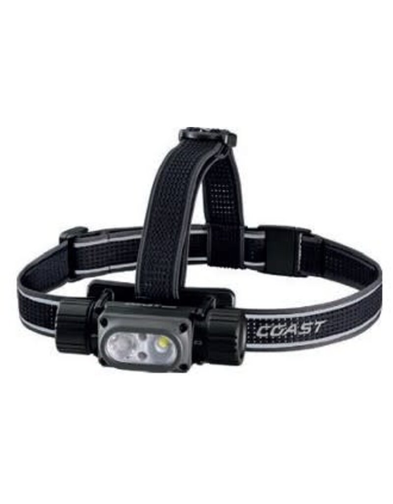 Coast Lampe Frontal WPH34R 2000 Lumens 6 Modes de Lumière Imperméable Rechargeable USB-C