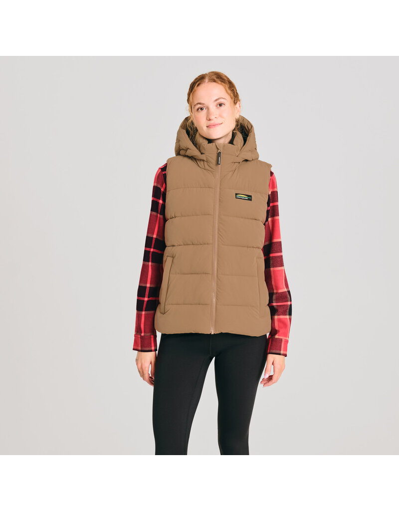 Chlorophylle Moraine Isolée sans Manches pour Femmes