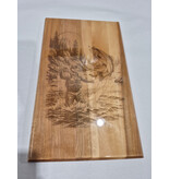 Zone Chasse & Pêche Plaque Murale Personnalisée En Bois