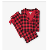 Little Blue House Pyjama Deux Pièces Rouge À Carreaux  Pour Femme