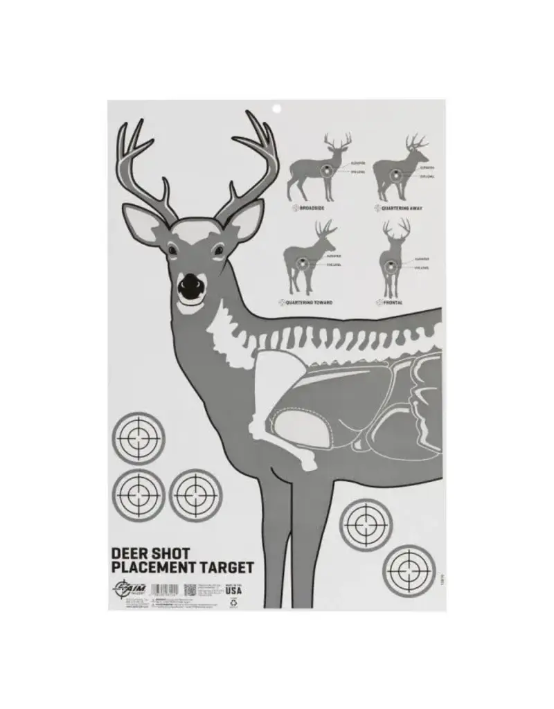 Ézéchaïm Cible Ondulée EZ Aim Deer Vitals Neuve, 58,4 cm x 88,9 cm, Couleur Sable