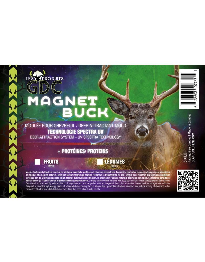 Glands De Chêne Magnet Buck Chevreuil