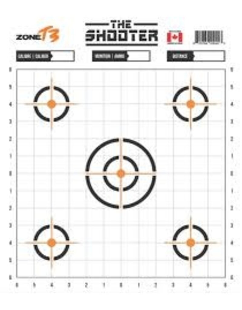 Zone T3 Cible En Papier "The Shooter"