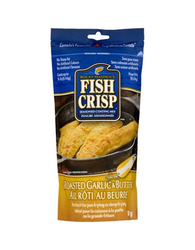 Fish Crisp Panure Ail Roti Au Beurre