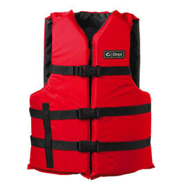 Onyx Veste De Flottaison Rouge Oversize Pour Adulte