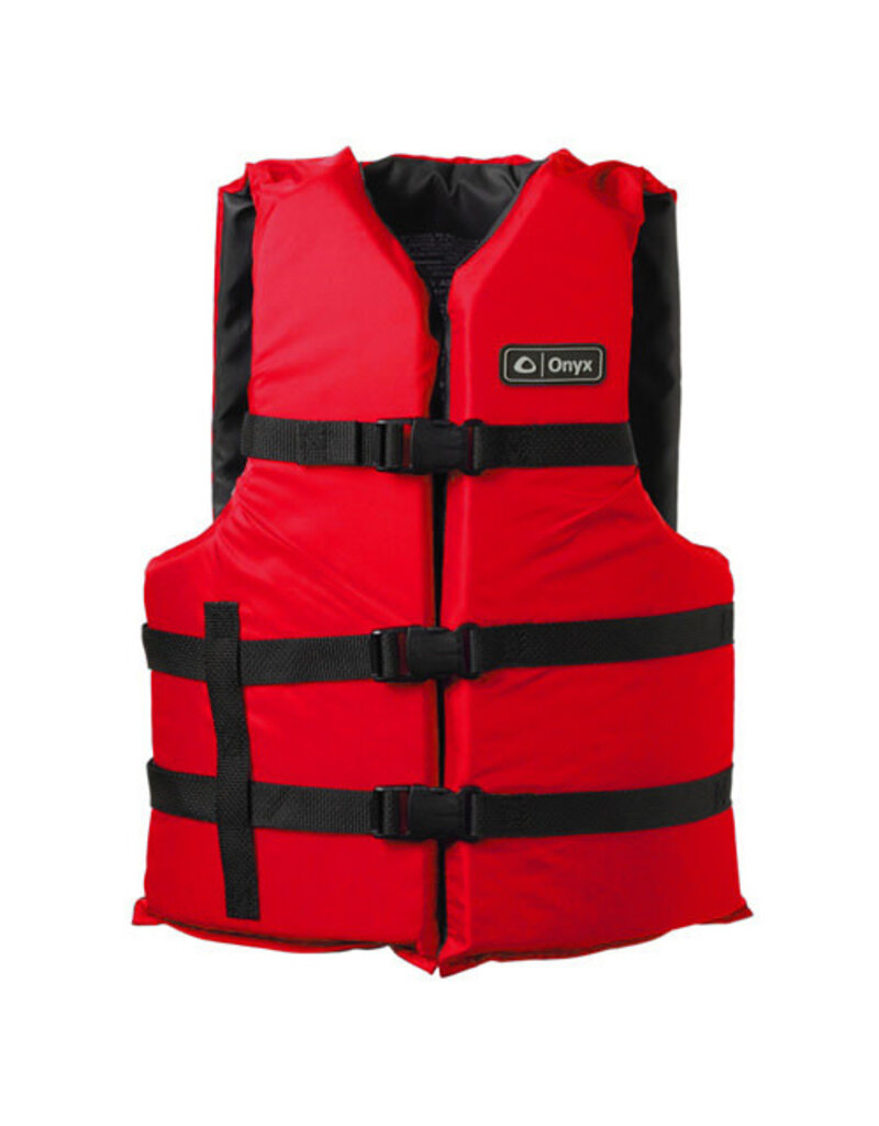Onyx Veste De Flottaison Rouge Oversize Pour Adulte