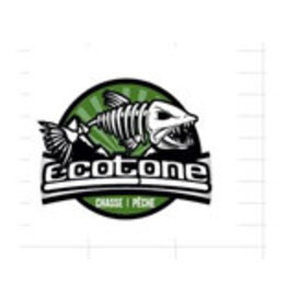 Ecotone Autocollant Écotone Poisson Vert