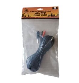 EDC Câble d'Alimentation 12V ET 6V