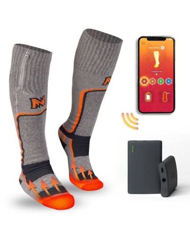 Mobile Warming Bas Chauffant Pro Merino Unisex Gris Foncé