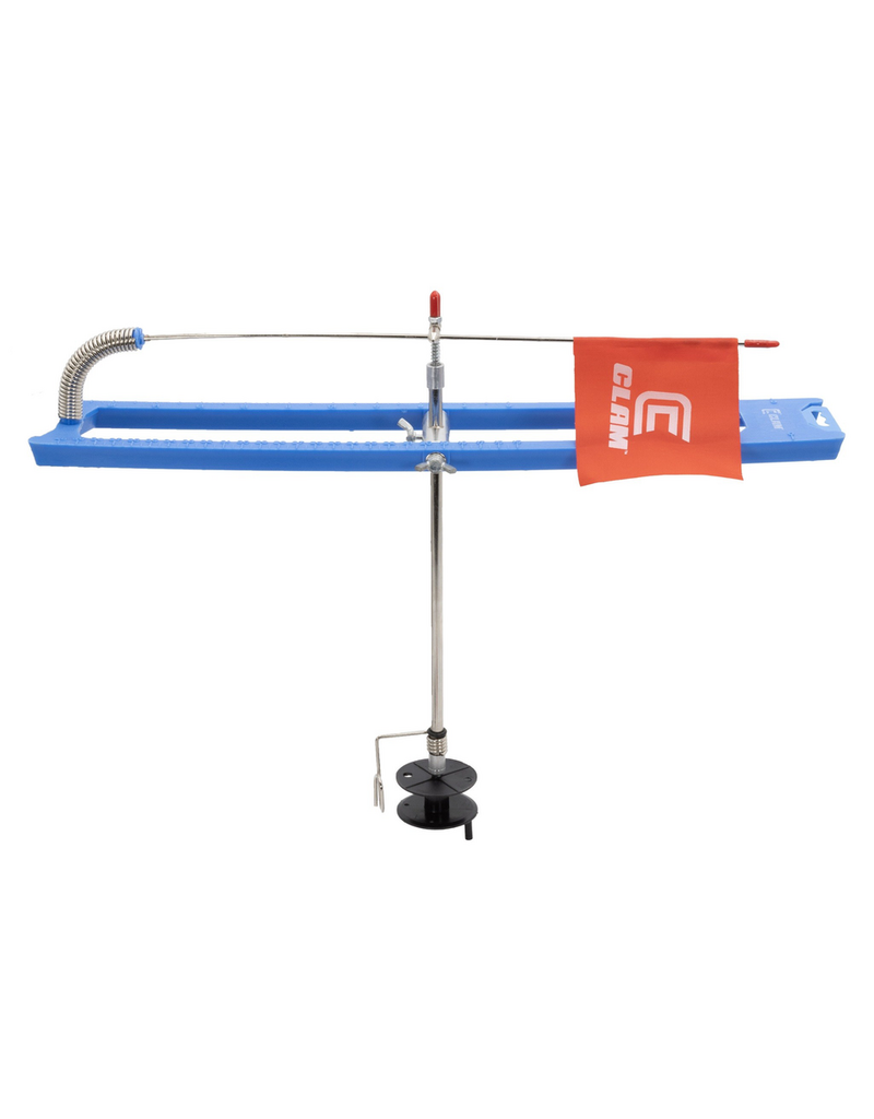 Clam Brimbale Pour Pêche  Sur La Glace Blue Ice Tip Up