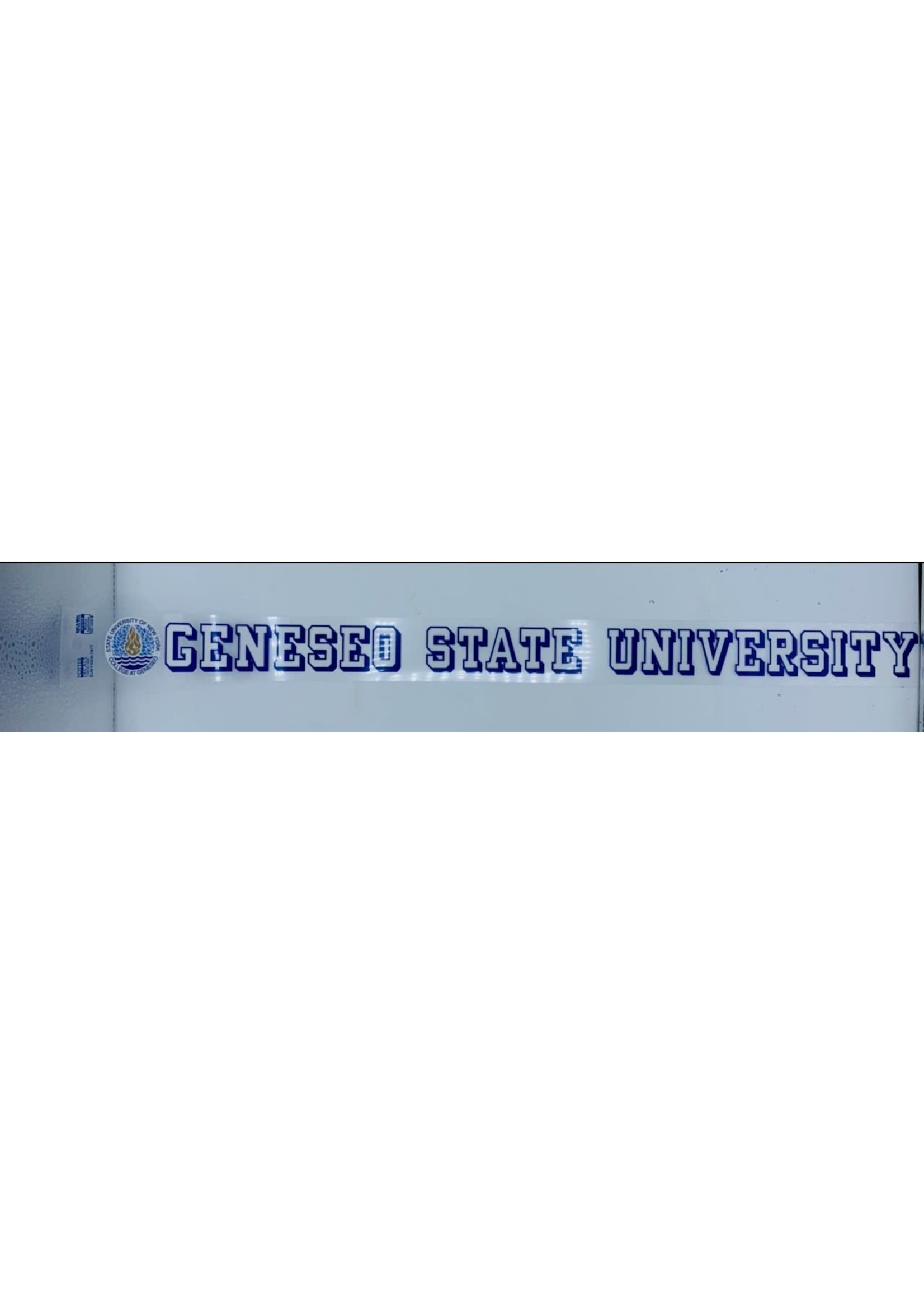 Geneseo State University Long Decal