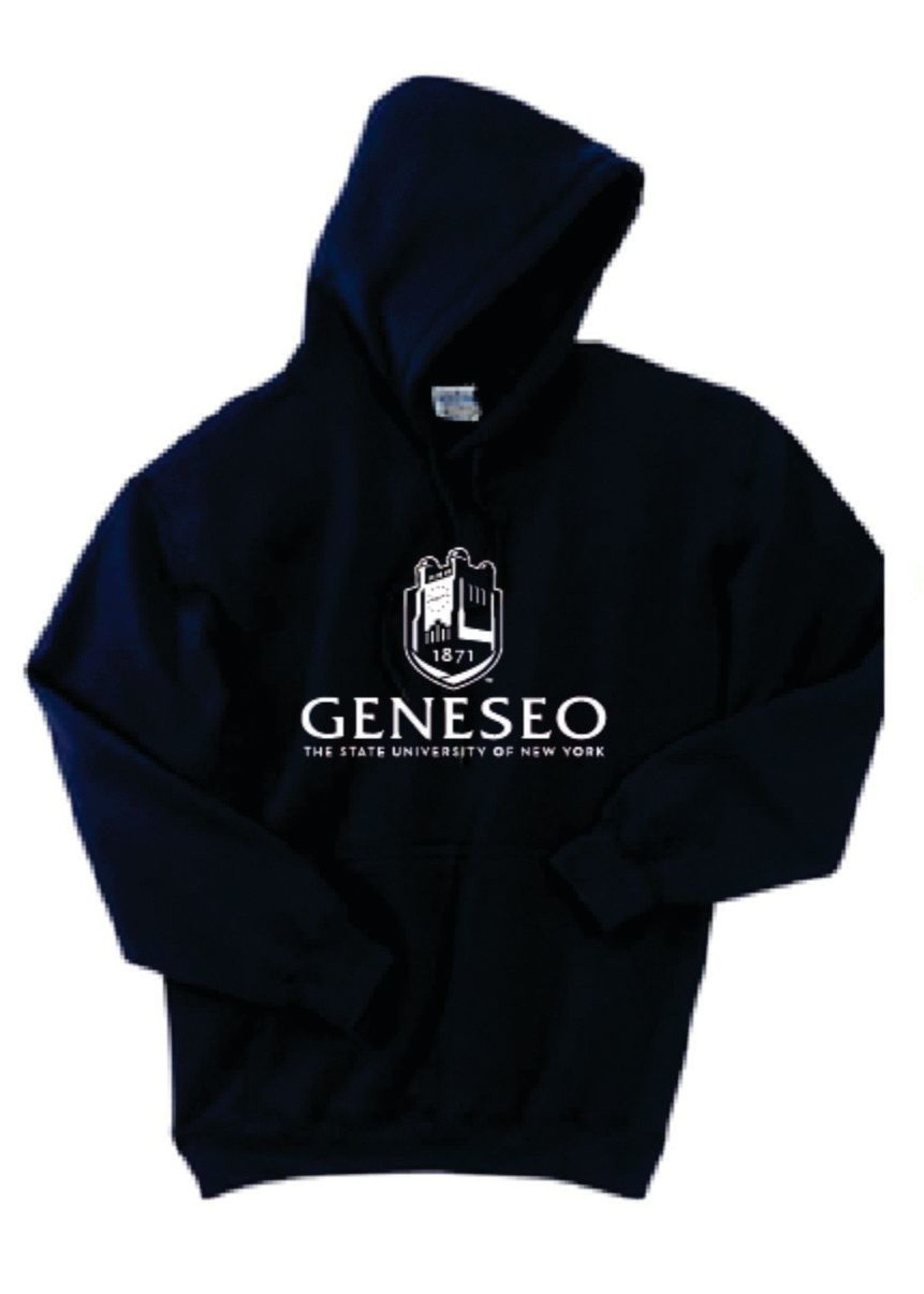 Gildan Geneseo College Logo Hoodie