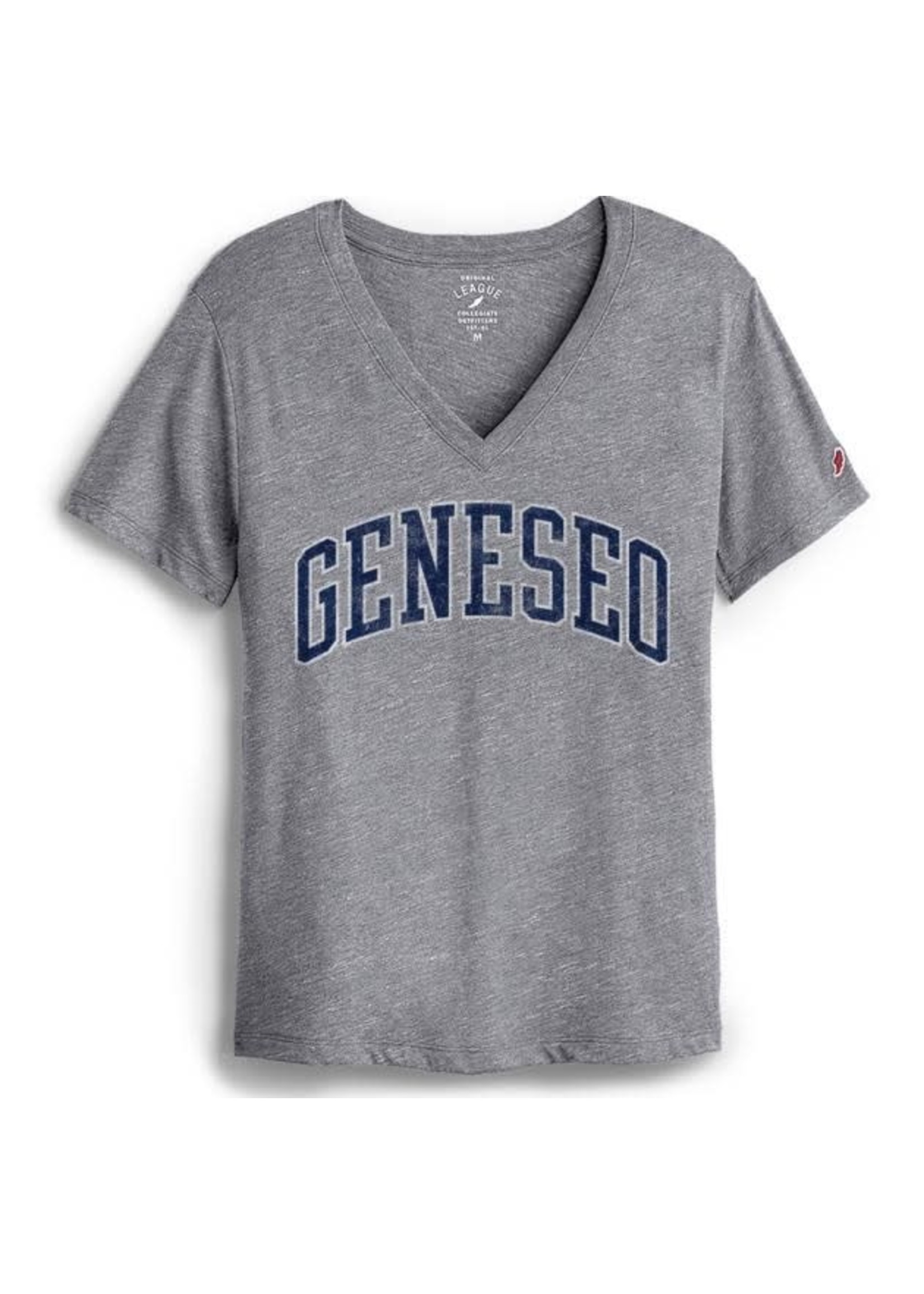 League League Women's Intramural Boyfriend V Tee Grey XL