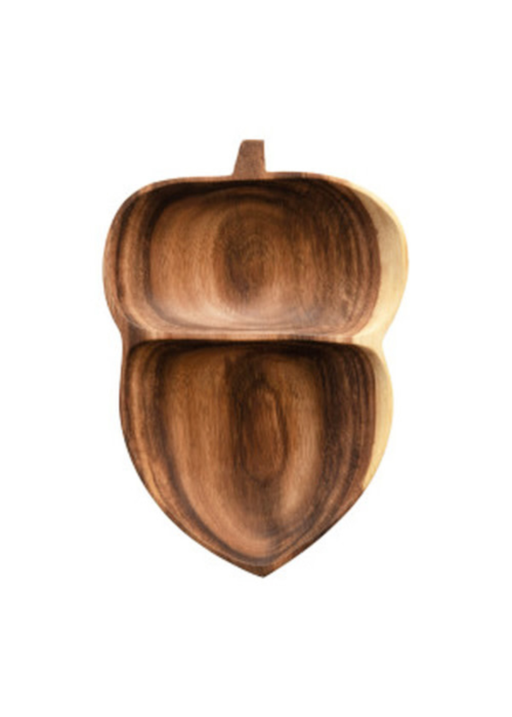 Acacia Wood Acorn Dish