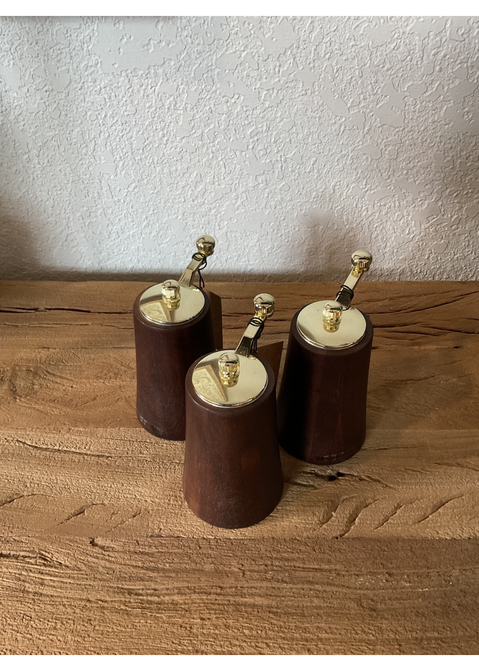 Acacia Wood & Stainless Steel Salt & Pepper Mills