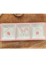 Silly Bunny Tri-Part Plate