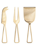 Danica Gold Cheese Knives