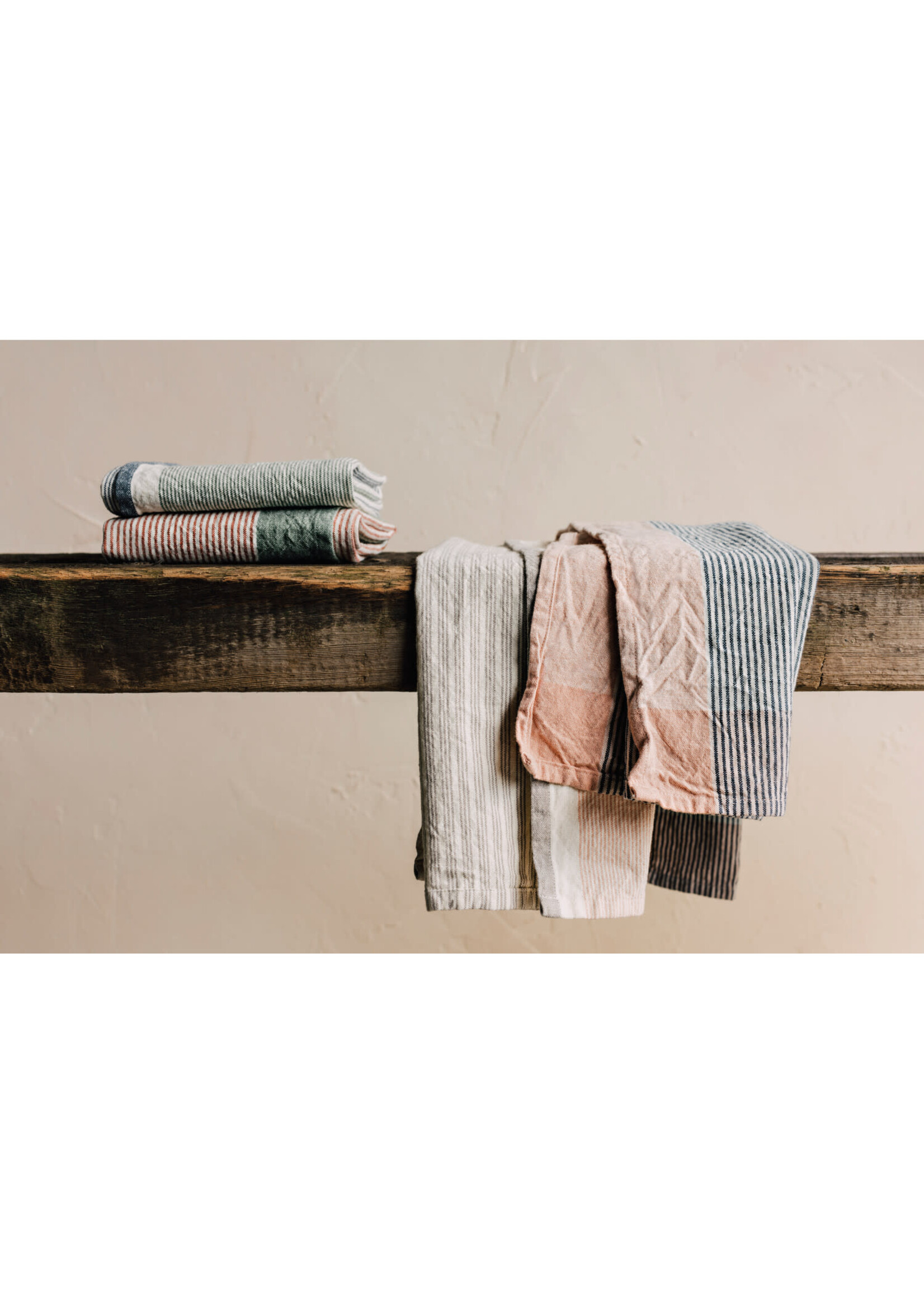 Danica Tea Towel Array Stripe Nectar s/2