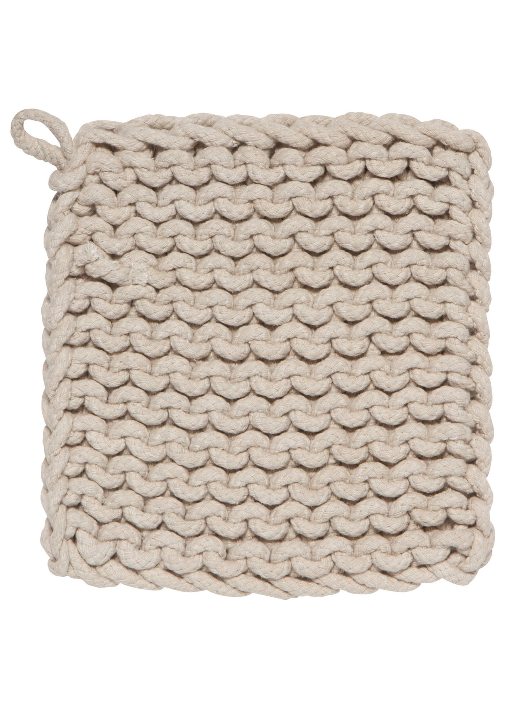 Danica Dove Gray Knit Potholder
