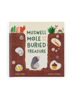 Jelly Cat Muswell Mole & the Buried Treasure Book