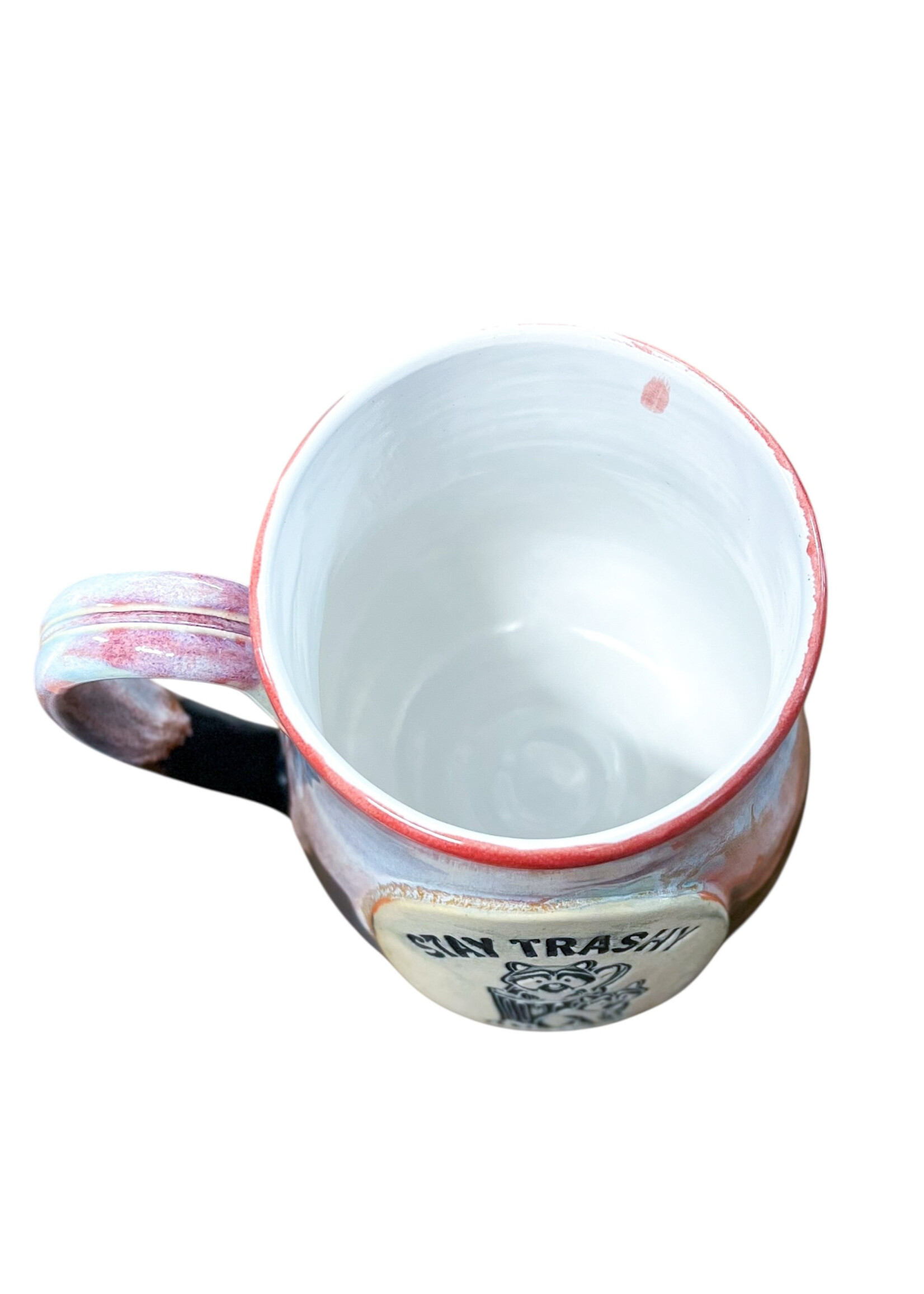 McGillivray Pottery Stay Trashy Mug - Berry Nightfall