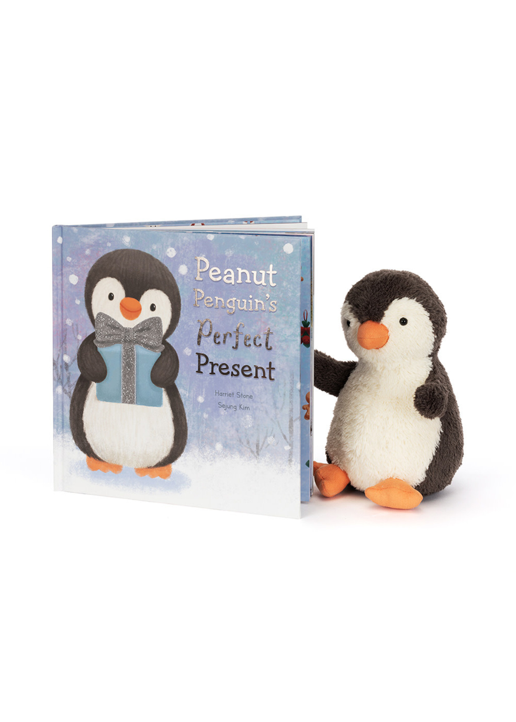 Jelly Cat Peanut Penguin’s Perfect Present Book
