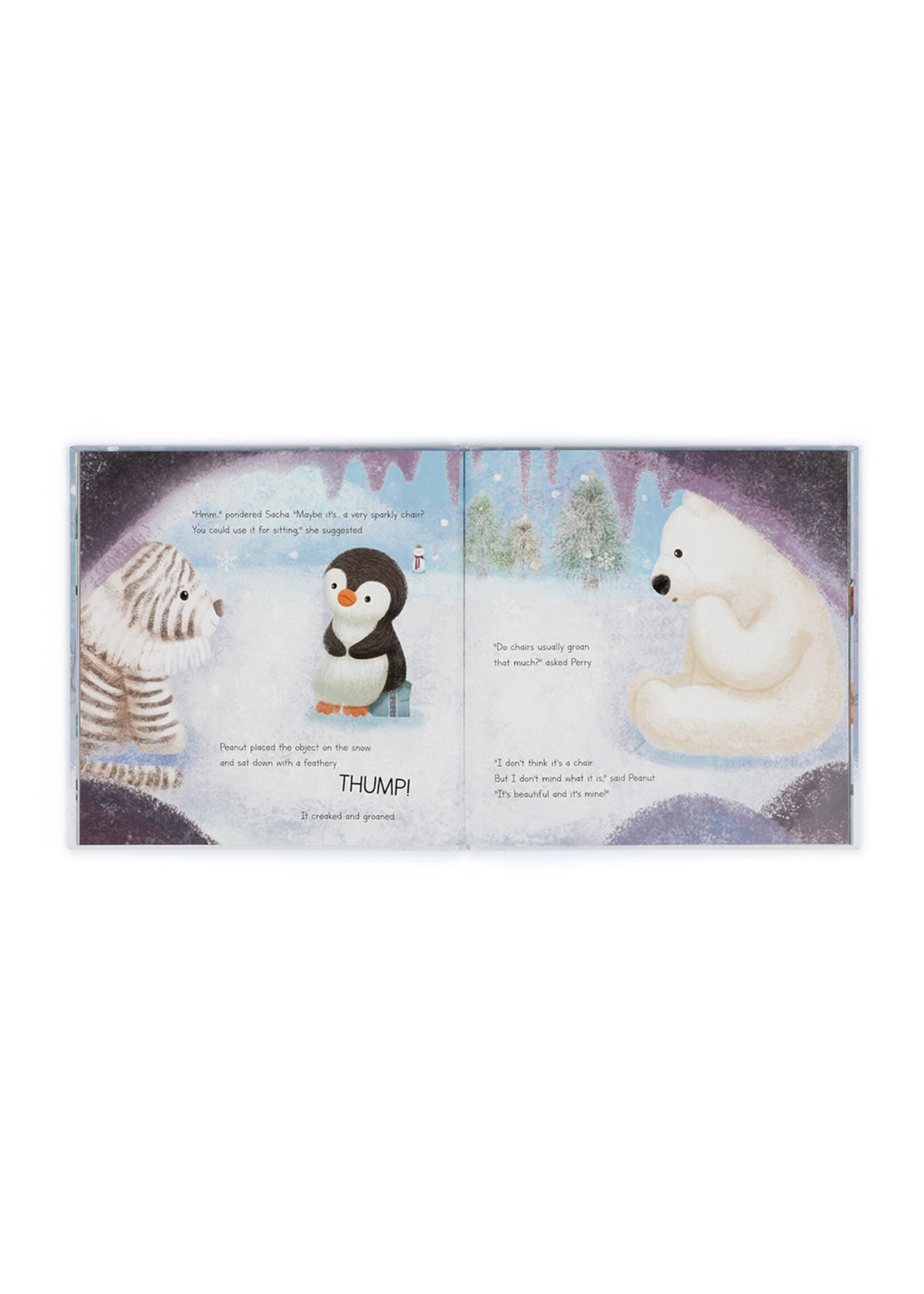 Jelly Cat Peanut Penguin’s Perfect Present Book