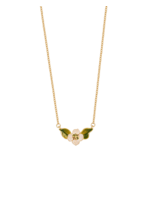 Fable England Poppy Anemone Gold Chain Necklace