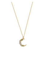 Fable England Nightshade Moon Gold Chain Necklace