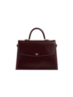 Fable England Ruby Cherry Red Structured Medium Tote