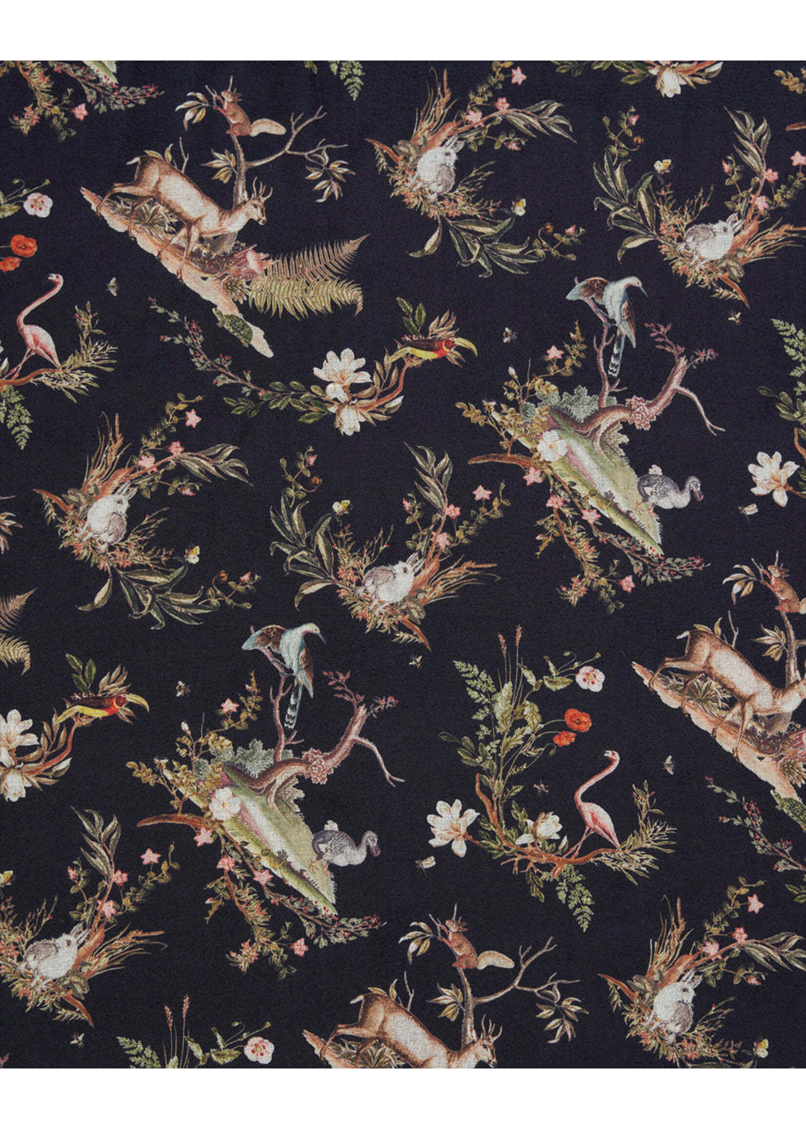 Fable England Wonderland Black Scarf With Tassles