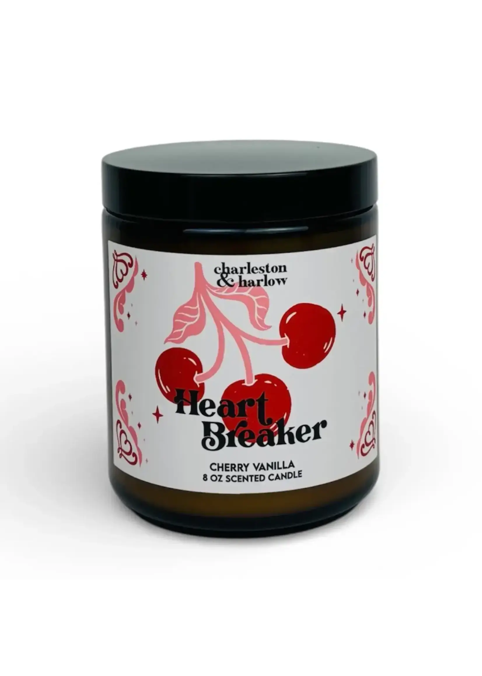 Charleston & Harlow Heart Breaker Cherry Vanilla Candle