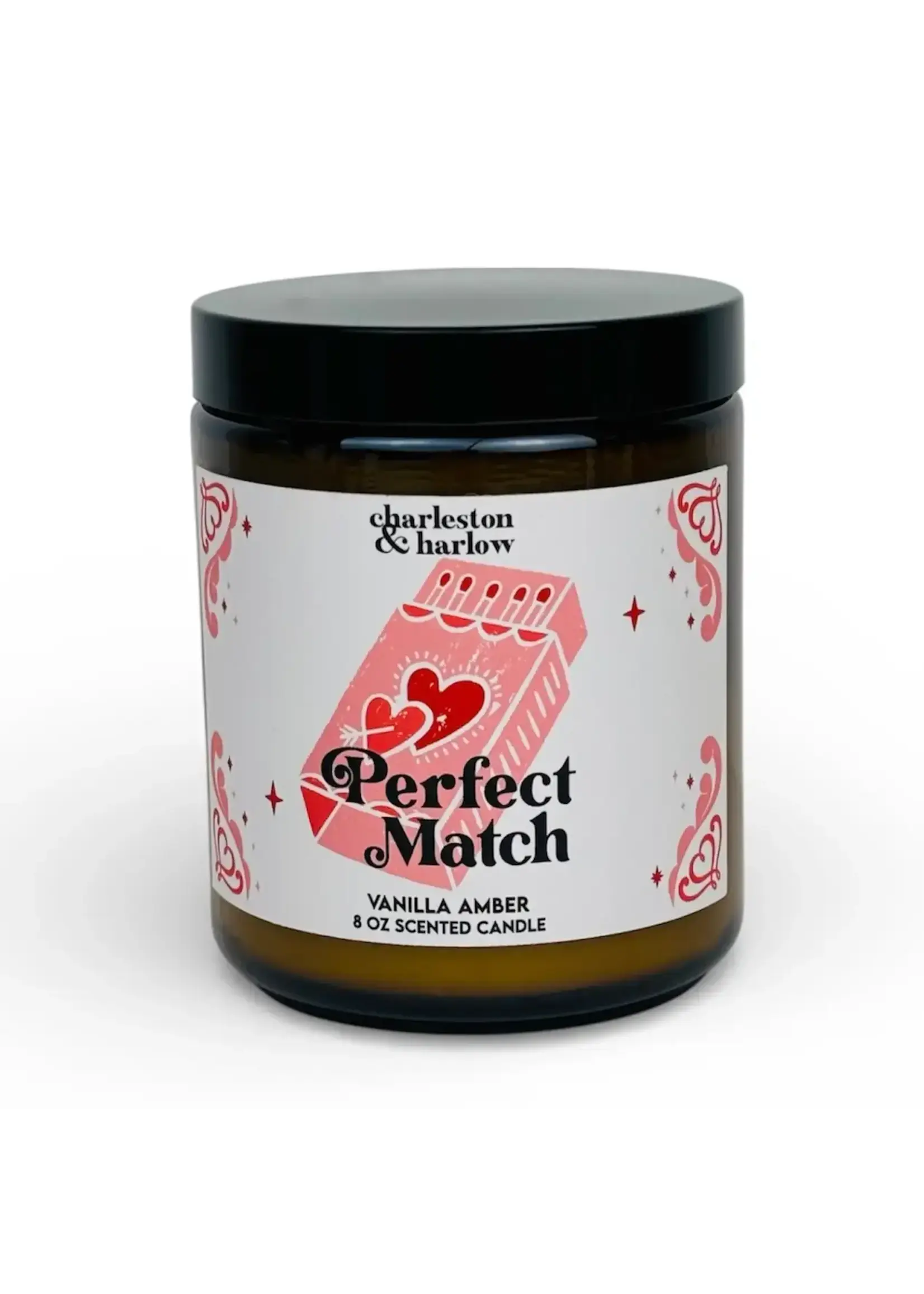 Charleston & Harlow Perfect Match Vanilla Amber Candle