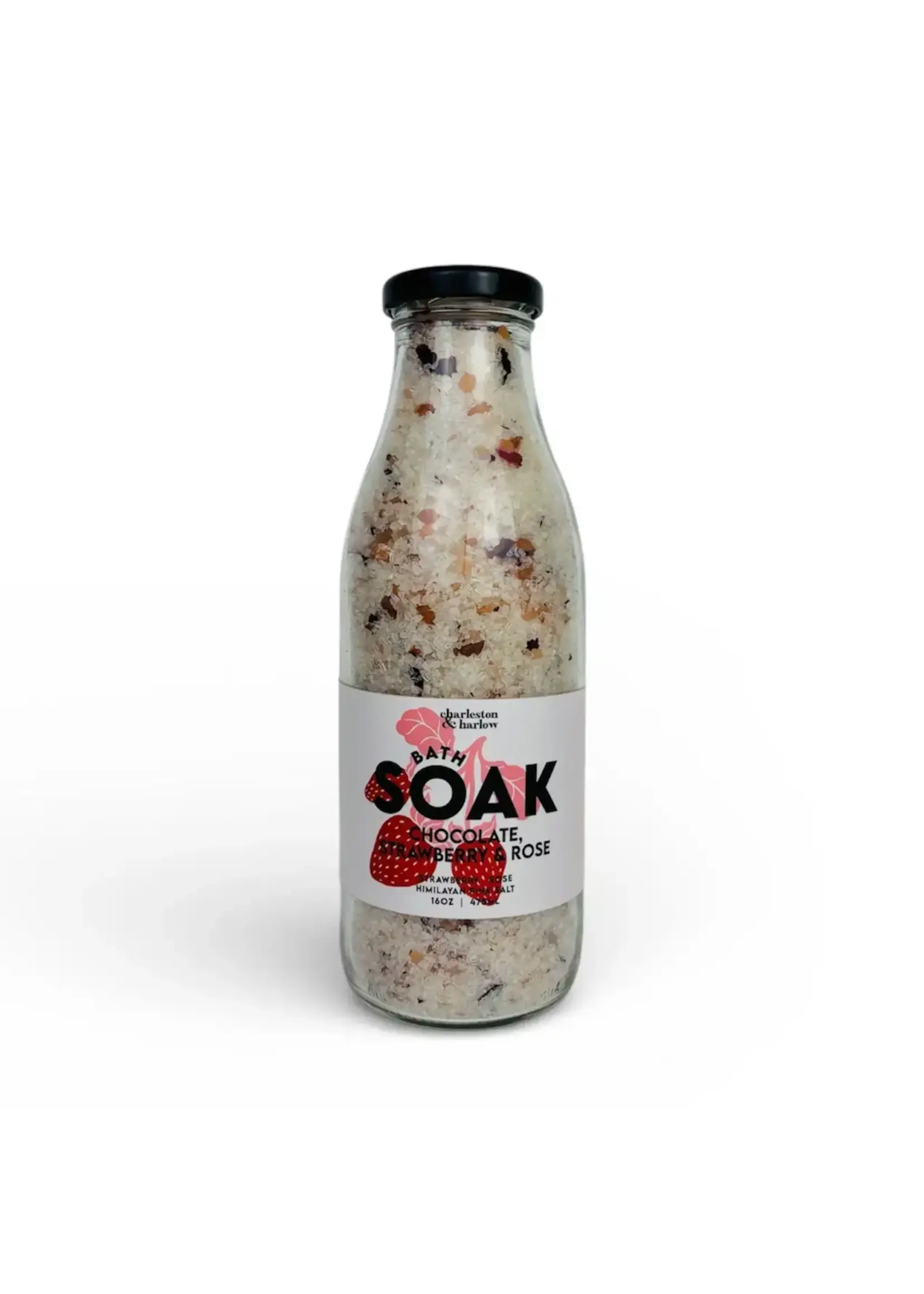 Charleston & Harlow Chocolate Strawberry & Rose Bath Soak