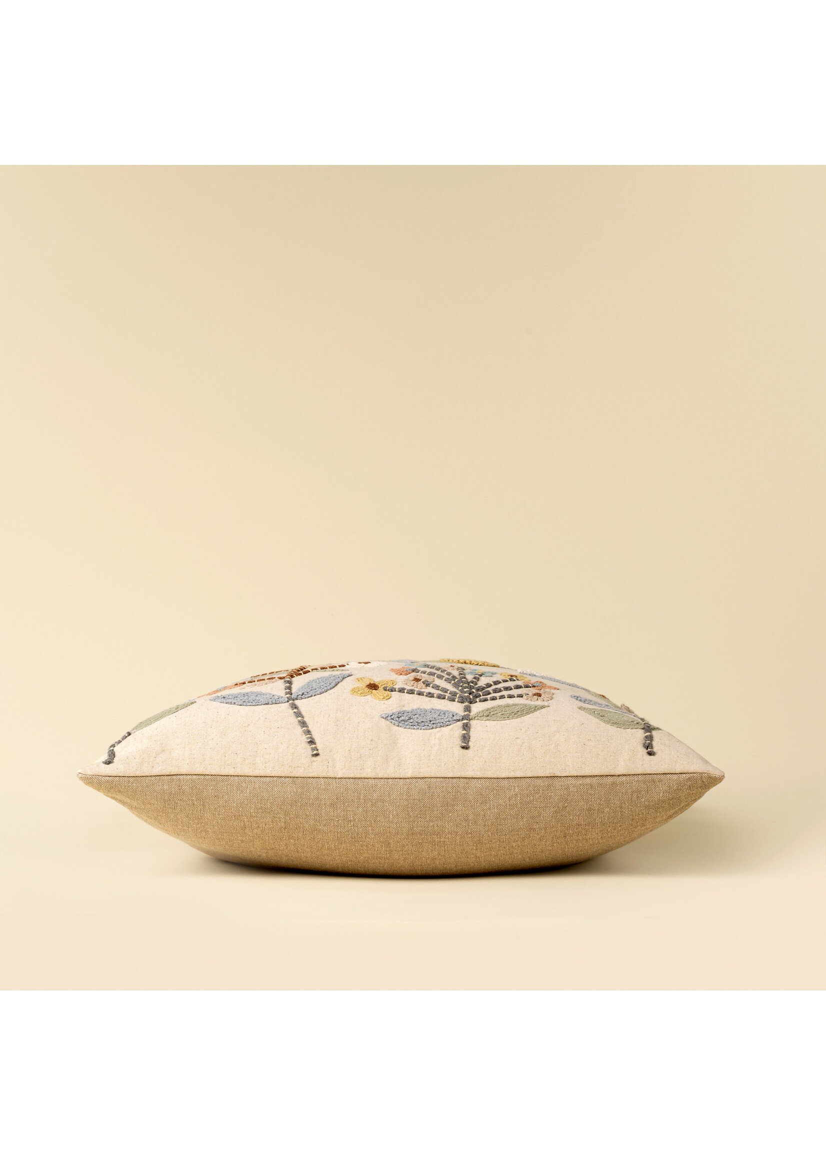 Indaba 20x20  Lunaflora Embroidered Pillow